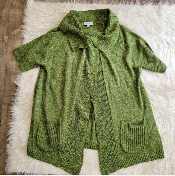 Lot Of 4 Womens Shirts 1X Blouse Tops Fashion Bug Short Sleeve Cardigan Plaid - Picture 3 of 9